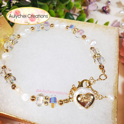 Cultured Pearl Mother's Day Jewelry Set Heart Ver.