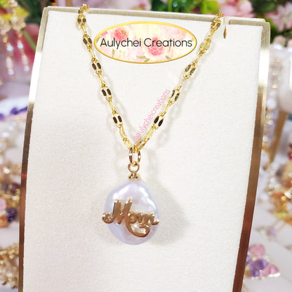 Freshwater Cultured Pearl Mother's Day Jewelry Set Mom Ver.