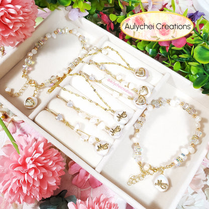 Freshwater Cultured Pearl Mother's Day Jewelry Set Mom Ver.