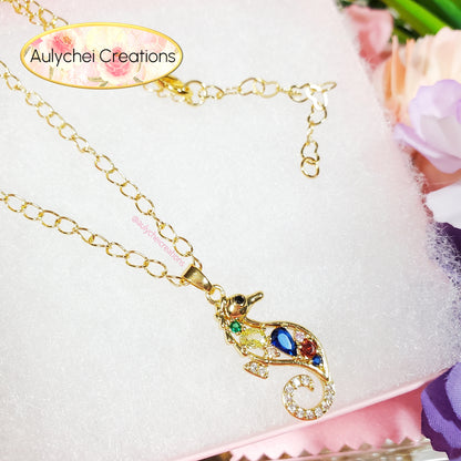 Cubic Zirconia Seahorse Pearl Jewelry Set