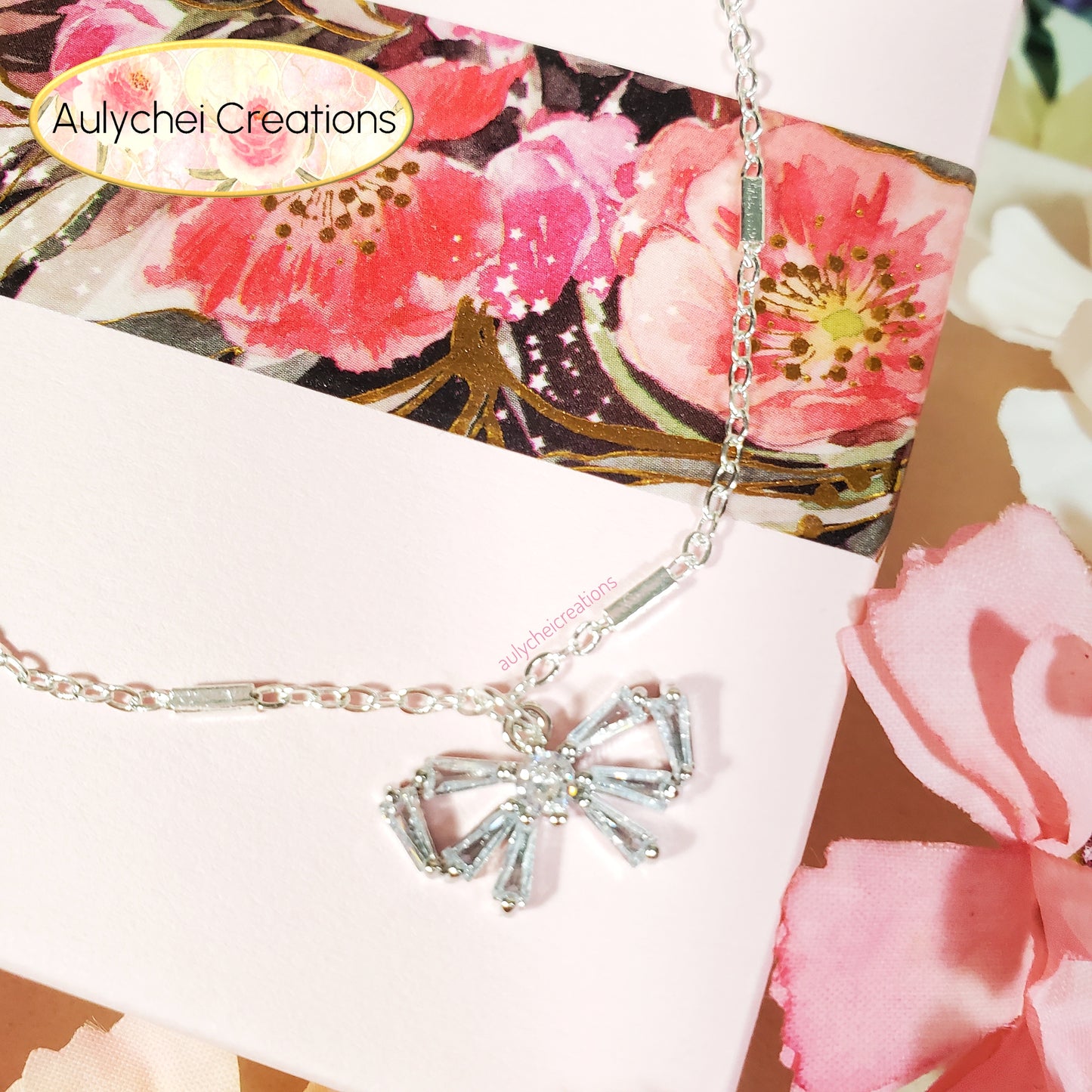 Dainty Sterling Silver 925 Cubic Zirconia Anklet 08