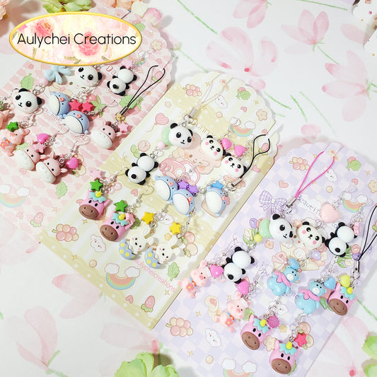 Aulychei Mega Cute Phone Charm Party Pack D