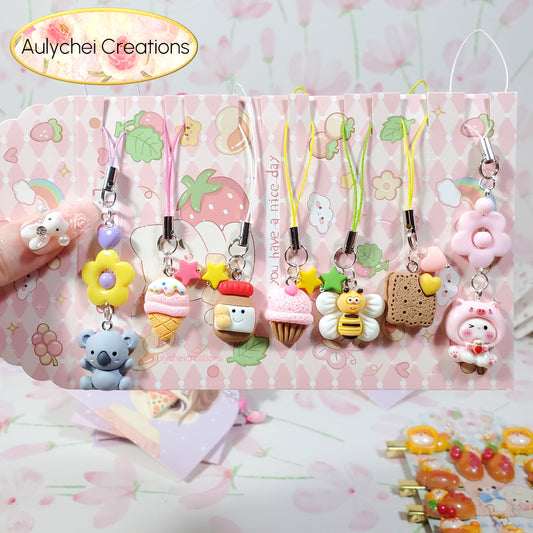 Aulychei Mega Cute Phone Charm Party Pack C